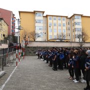 Oflu öğrencilerin Trabzonspor forma sevinci