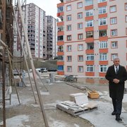 Başkan Sarıalioğlu, İrfanlı Mahallesi Camii inşaatının son durumunu inceledi
