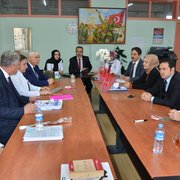 Başkan Sarıalioğlu'ndan Öğretmenler Günü Ziyaretleri