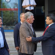 Başkan Sarıalioğlu'ndan, İl Emniyet Müdürü Alper'e hayırlı olsun ziyareti