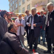 Vekil Koç ile Başkan Sarıalioğlu'ndan Esnaf ziyareti