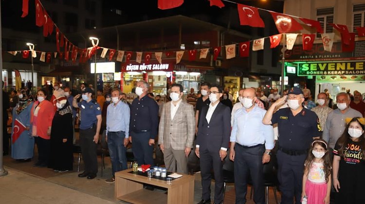 15 Temmuz Demokrasi ve Milli Birlik Günü Of'ta kutlandı