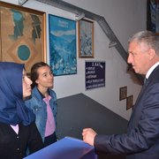 Başkan Sarıalioğlu, Taşhan Mesleki ve Teknik Anadolu Lisesini Ziyaret Etti