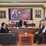 KTÜ Rektörü Baykal'dan Başkan Sarıalioğlu'na Ziyaret