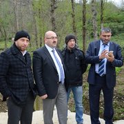 DSİ heyeti, Of'ta incelemelerde bulundu