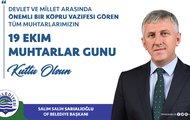 Başkan Sarıalioğlu'ndan "Muhtarlar Günü" Mesajı
