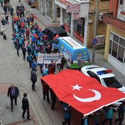Yağmura rağmen Cumhuriyet’i coşkuyla kutladılar